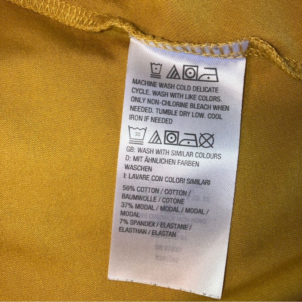 Isaac Mizrahi Yellow Tunic Top - Picture 7 of 7